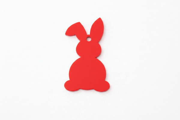 Κρεμαστό κουνελάκι από πλεξιγκλάς 10 εκ σε διάφορα χρώματα – So Cute Cut