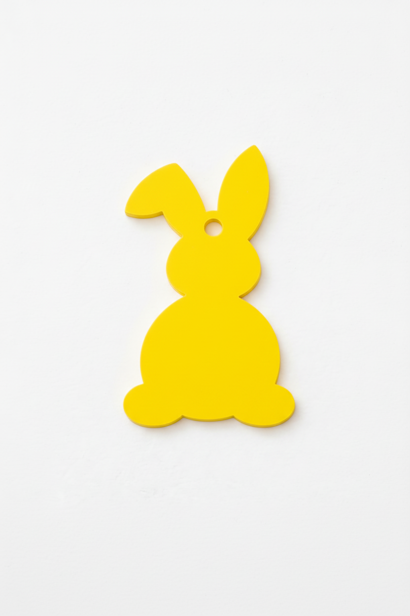 Κρεμαστό κουνελάκι από πλεξιγκλάς 10 εκ σε διάφορα χρώματα – So Cute Cut