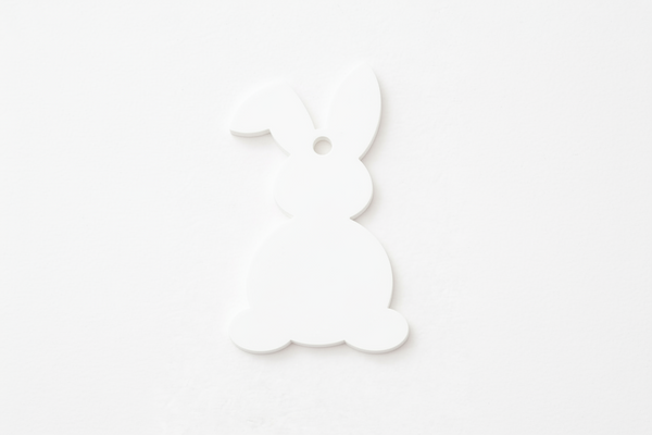 Κρεμαστό κουνελάκι από πλεξιγκλάς 10 εκ σε διάφορα χρώματα – So Cute Cut