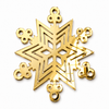 Arctic Star | Γεωμετρική Νιφάδα Χιονιού Laser Cut