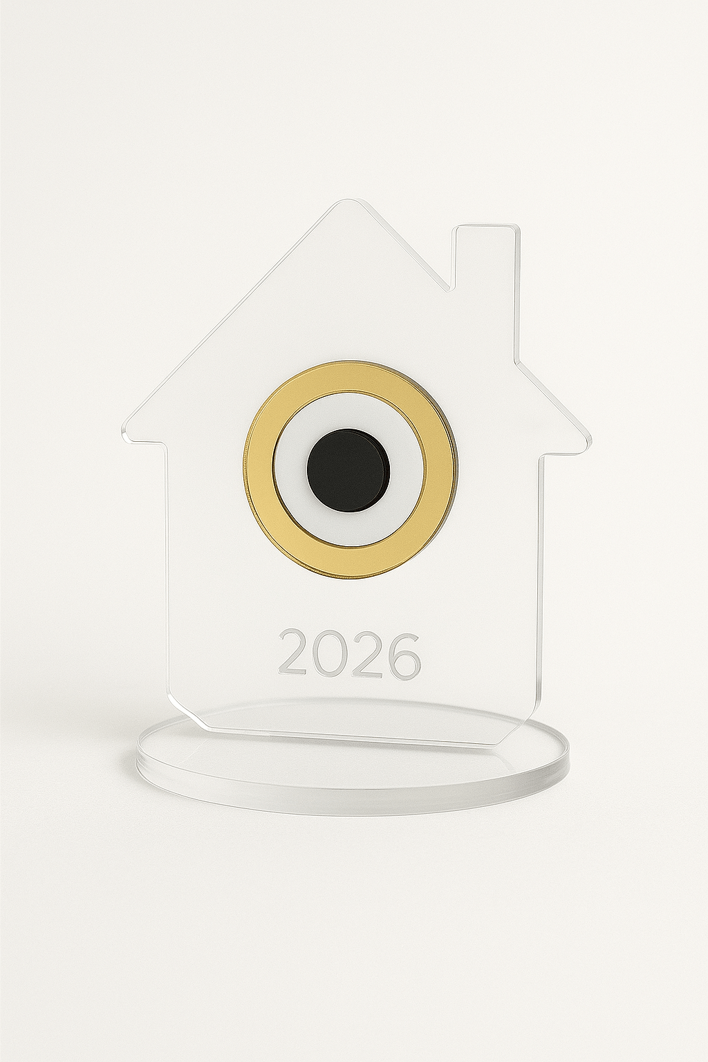 Γούρι “Σπίτι 2026” με Μάτι – Plexiglass Κρεμαστό & Επιτραπέζιο σε 4 χρώματα