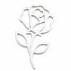 Rose Minimal | Laser Cut Σιλουέτα Τριαντάφυλλο