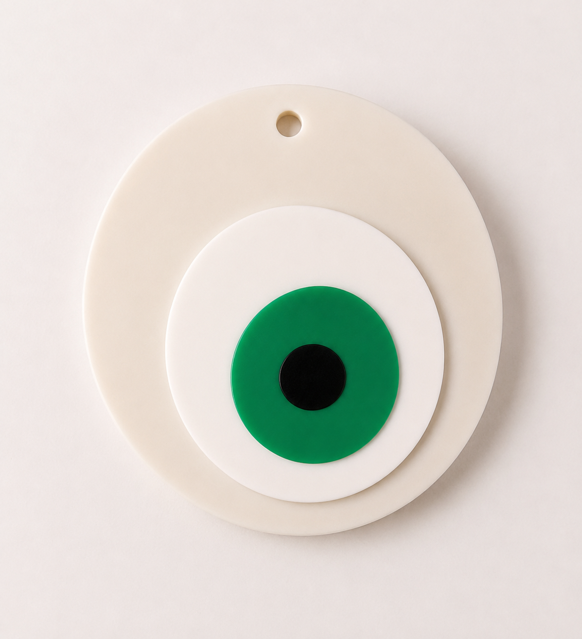 Organic Circle Eye – Στρογγυλό Κρεμαστό Μάτι 8cm από  Πλεξιγκλάς