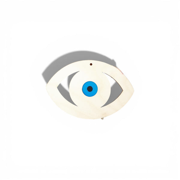 Ξύλινο στοιχείο Μάτι οβάλ σε συσκευασία 6 τεμαχίων - So Cute Cut