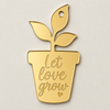 “Let Love Grow” – Γλαστράκι  από Καθρέφτη, σετ 5 τεμαχίων