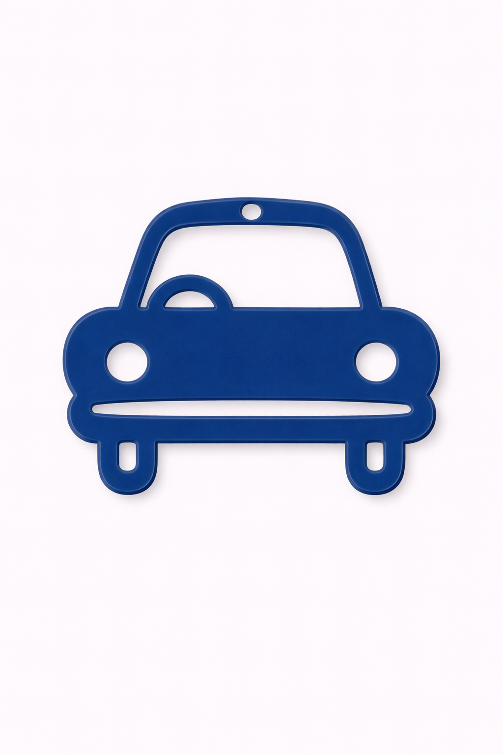 Μπλε κρεμαστό αυτοκινητάκι από πλεξιγκλάς με cutouts, διακοσμητικό στοιχείο για μπομπονιέρα η λαμπάδα