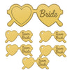 Σετ “Heart Sunnies – Bride & Team Bride” 😎💛