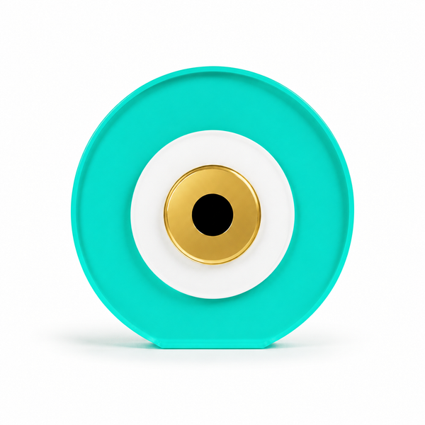 ✦Luxury Round Evil Eye – Plexiglass Favor Element