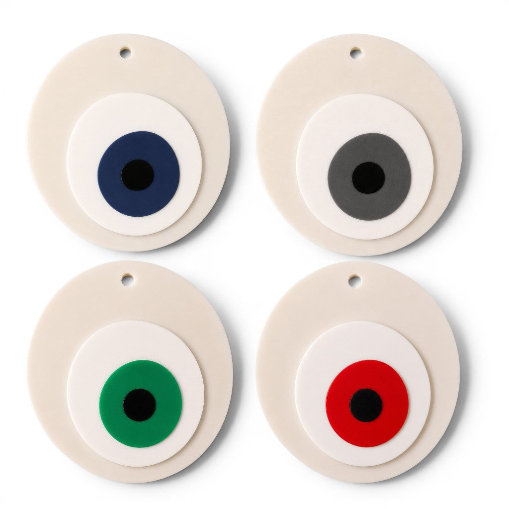 Organic Circle Eye – Στρογγυλό Κρεμαστό Μάτι 8cm από  Πλεξιγκλάς