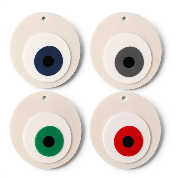 Organic Circle Eye – Στρογγυλό Κρεμαστό Μάτι 8cm από  Πλεξιγκλάς