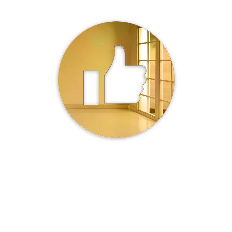 Διακοσμητικός ακρυλικός καθρέφτης τοίχου Like Emoji - So Cute Cut
