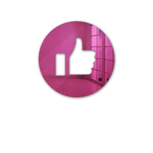 Διακοσμητικός ακρυλικός καθρέφτης τοίχου Like Emoji - So Cute Cut