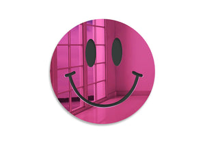 Διακοσμητικός ακρυλικός καθρέφτης τοίχου Happy Face Emoji - So Cute Cut