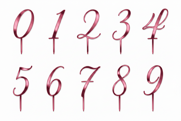 Topper Αριθμού από Πλεξιγκλάς – Number Collection