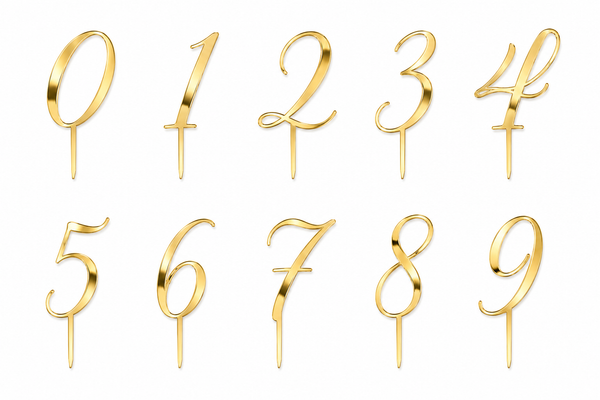 Topper Αριθμού από Πλεξιγκλάς – Number Collection