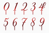 Topper Αριθμού από Πλεξιγκλάς – Number Collection