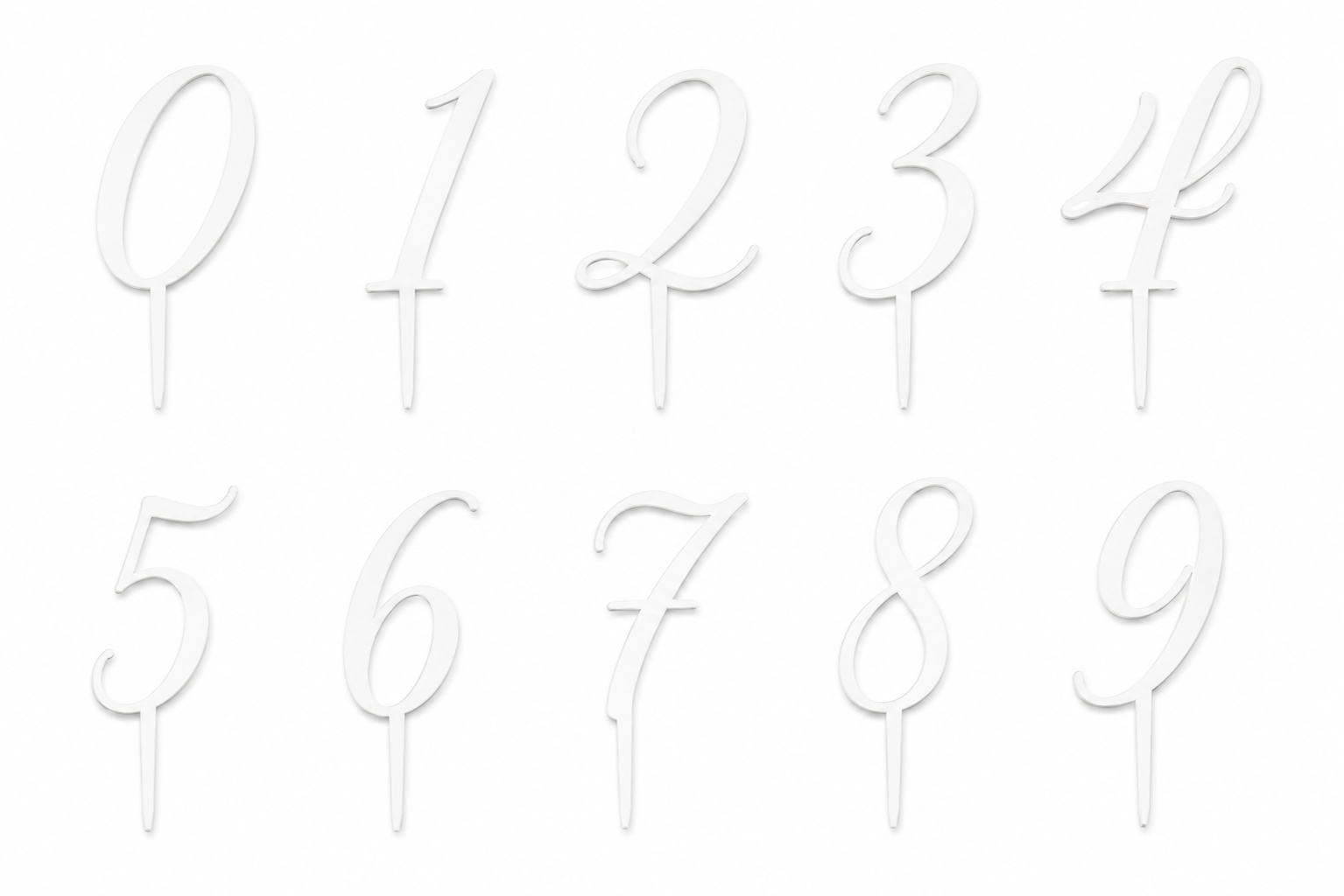 Topper Αριθμού από Πλεξιγκλάς – Number Collection