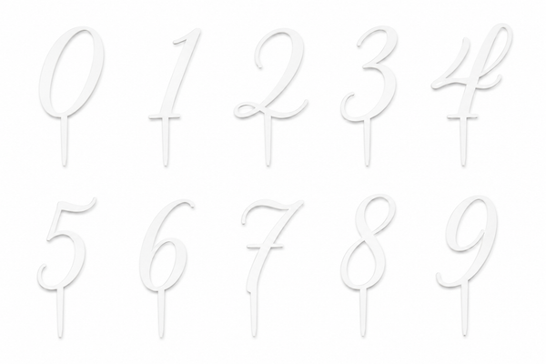 Topper Αριθμού από Πλεξιγκλάς – Number Collection