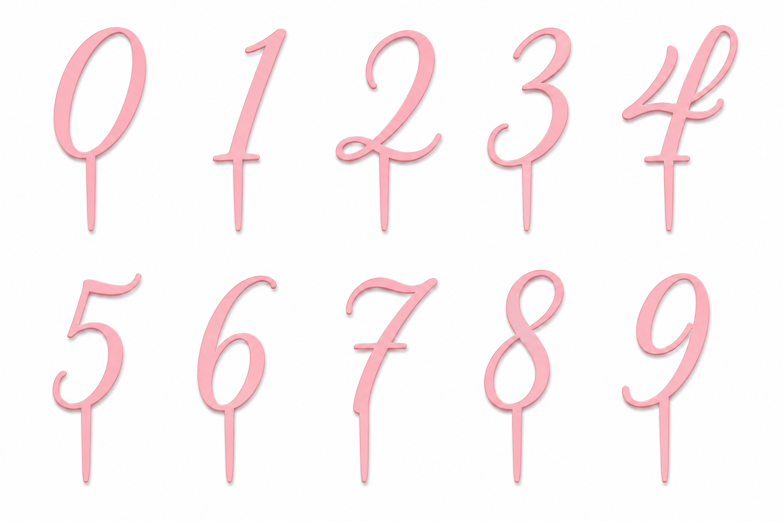 Topper Αριθμού από Πλεξιγκλάς – Number Collection