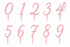 Topper Αριθμού από Πλεξιγκλάς – Number Collection