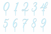 Topper Αριθμού από Πλεξιγκλάς – Number Collection