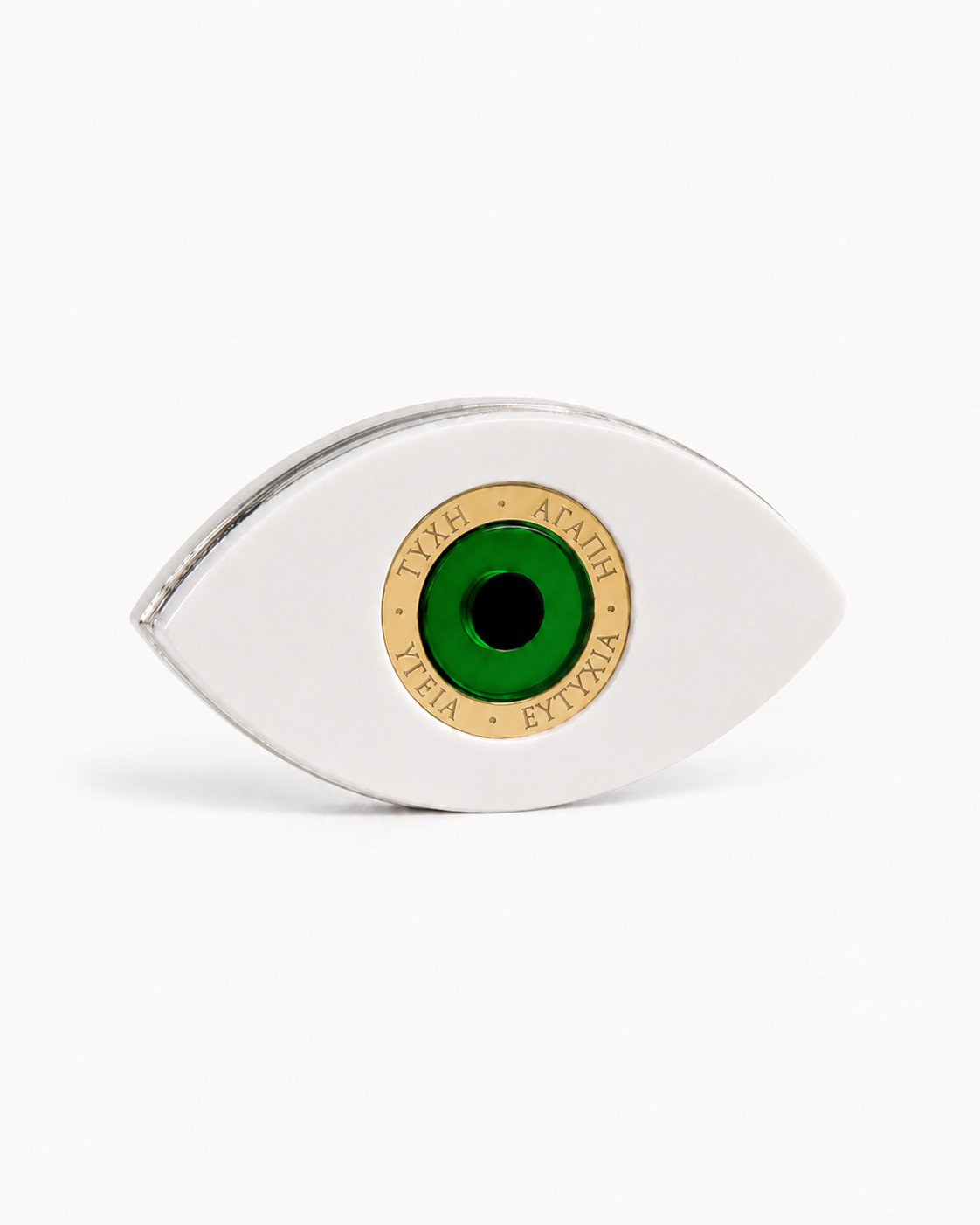 Corporate Eye Wishes 2027 | Εταιρικό Γούρι Μάτι με Χρυσό Καθρέφτη & Επιλογή Λογοτύπου