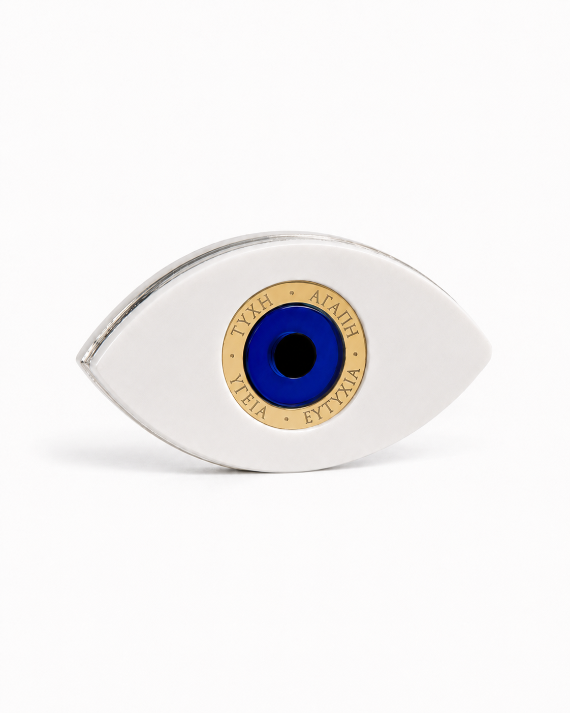 Corporate Eye Wishes 2027 | Εταιρικό Γούρι Μάτι με Χρυσό Καθρέφτη & Επιλογή Λογοτύπου
