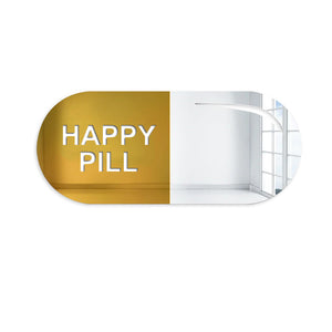 Διακοσμητικός ακρυλικός καθρέφτης τοίχου Happy Pill - So Cute Cut