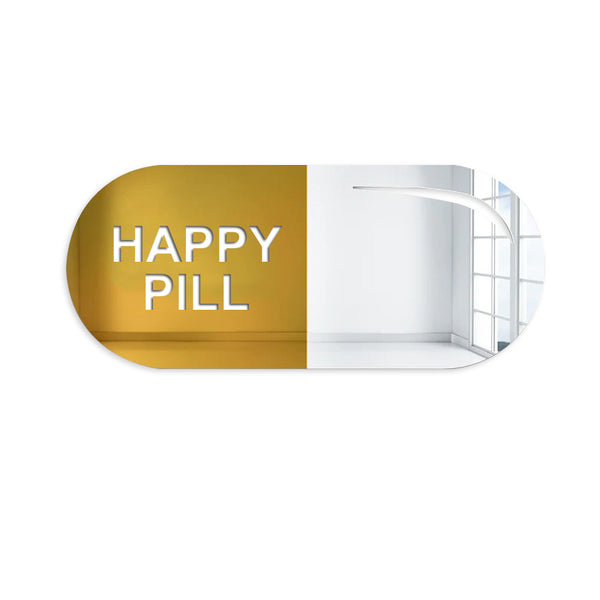 Διακοσμητικός ακρυλικός καθρέφτης τοίχου Happy Pill - So Cute Cut