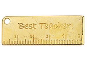 Χάρακας Best teacher κρεμαστό σε συσκευασία - So Cute Cut