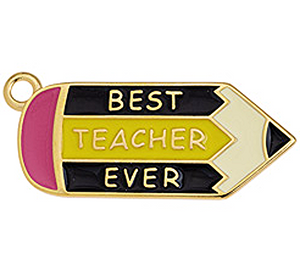Μολύβι Best Teacher Ever κρεμαστό σε συσκευασία 3 τεμαχίων - So Cute Cut