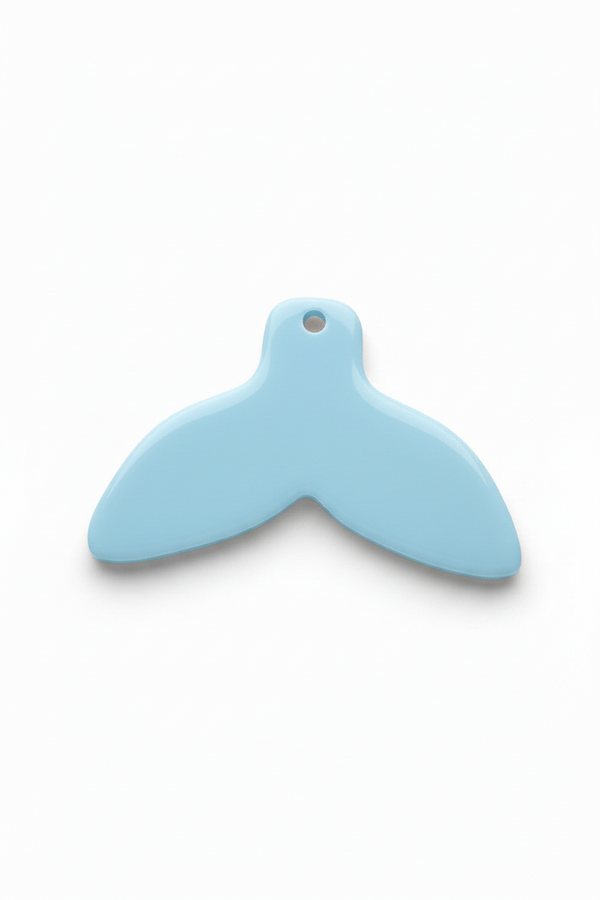 Ακρυλικό πλέξι μοτίφ ουρά ουρά γοργόνας καθρέφτης και απλή σε συσκευασία 5 τεμαχίων