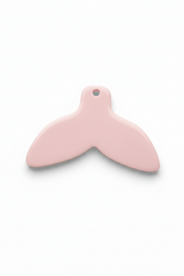 Ακρυλικό πλέξι μοτίφ ουρά ουρά γοργόνας καθρέφτης και απλή σε συσκευασία 5 τεμαχίων