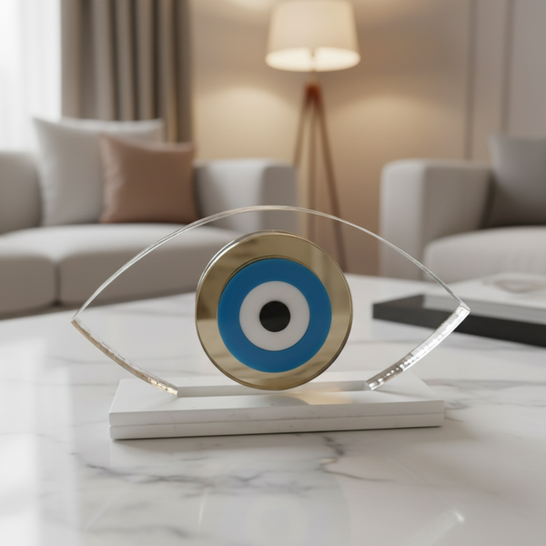Airy Eye – Επιτραπέζιο Διακοσμητικό Μάτι από Διάφανο Πλεξιγκλάς