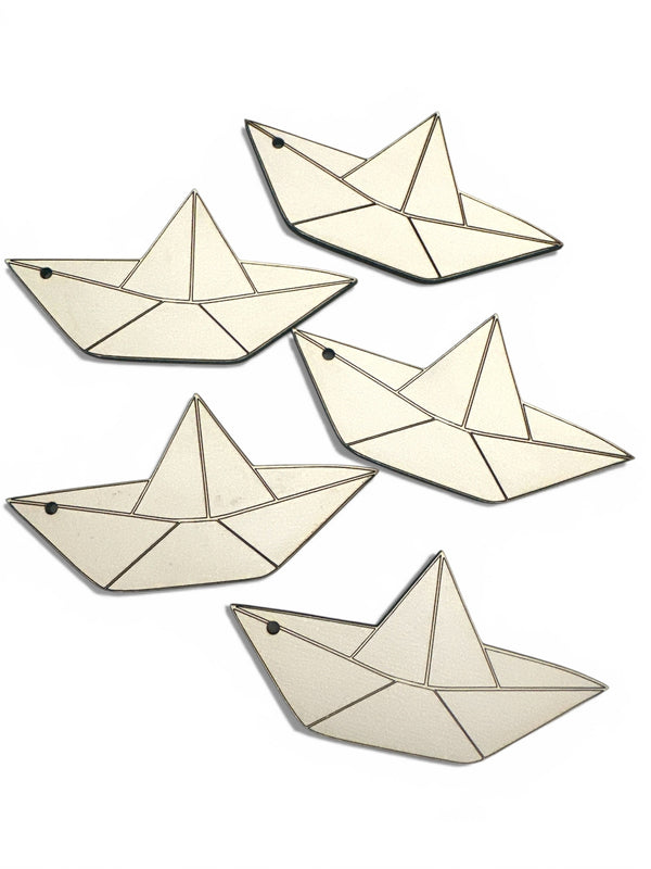 Little Sail Boat Birch  Ξύλινο Καραβάκι  Laser Cut