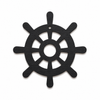 Modern Ship Wheel | Μοντέρνο Ξύλινο & Ακρυλικό Τιμόνι Πλοίου