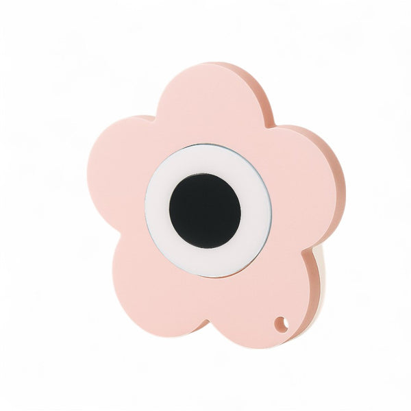 Λουλούδι από plexiglass με μάτι σε baby pink και blue – μπομπονιέρα βάπτισης

