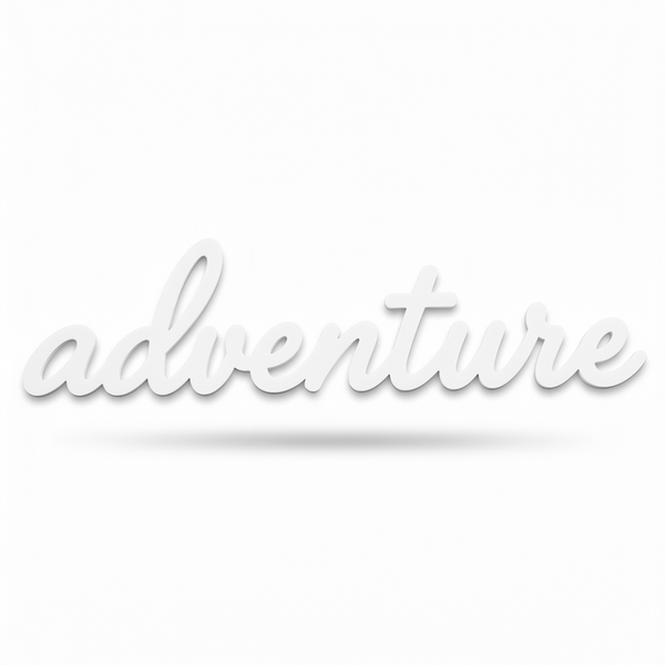 Adventure Script Word | Laser Cut Διακοσμητική Λέξη