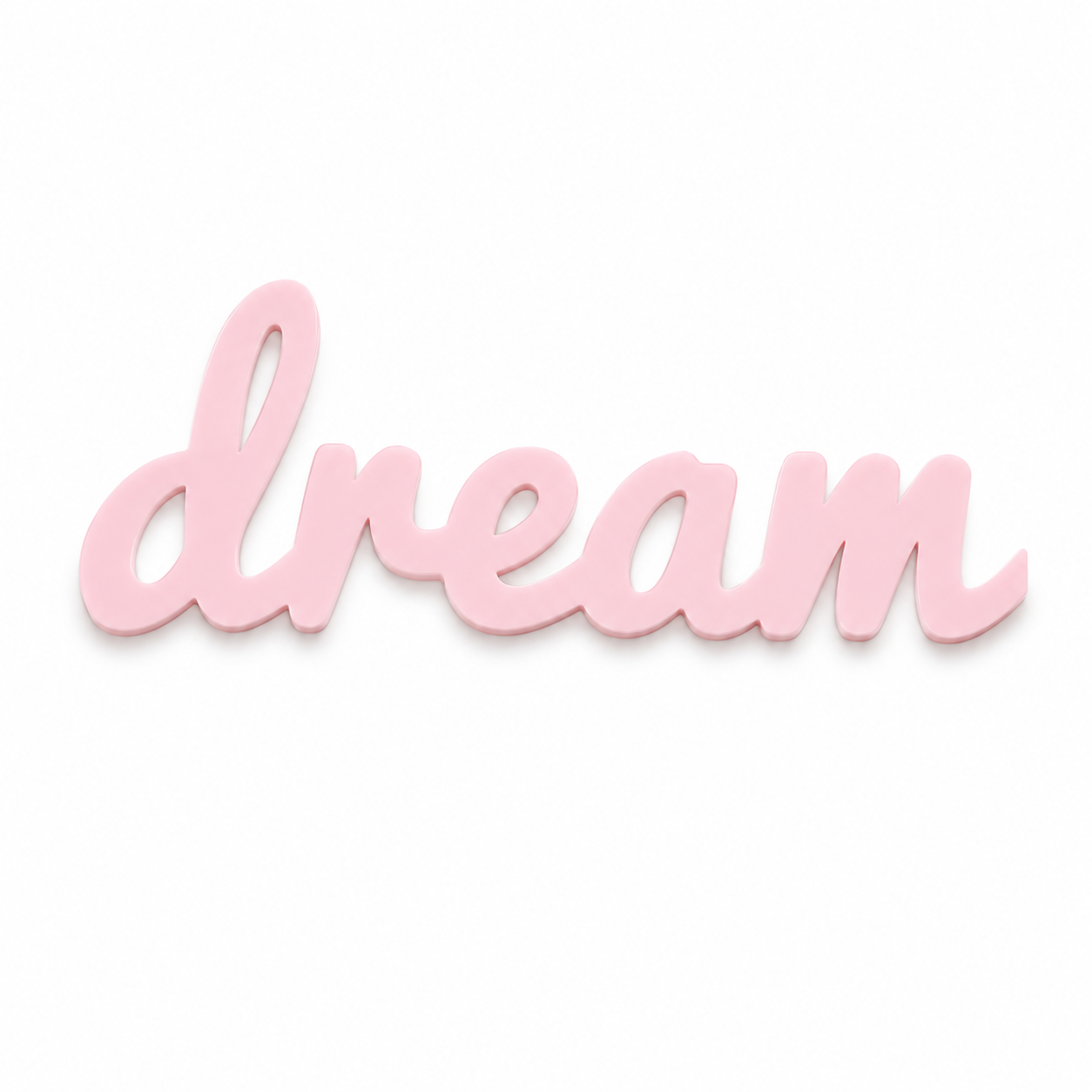 Dream Script Sign | Laser Cut Επιγραφή από Πλεξιγκλάς & MDF
