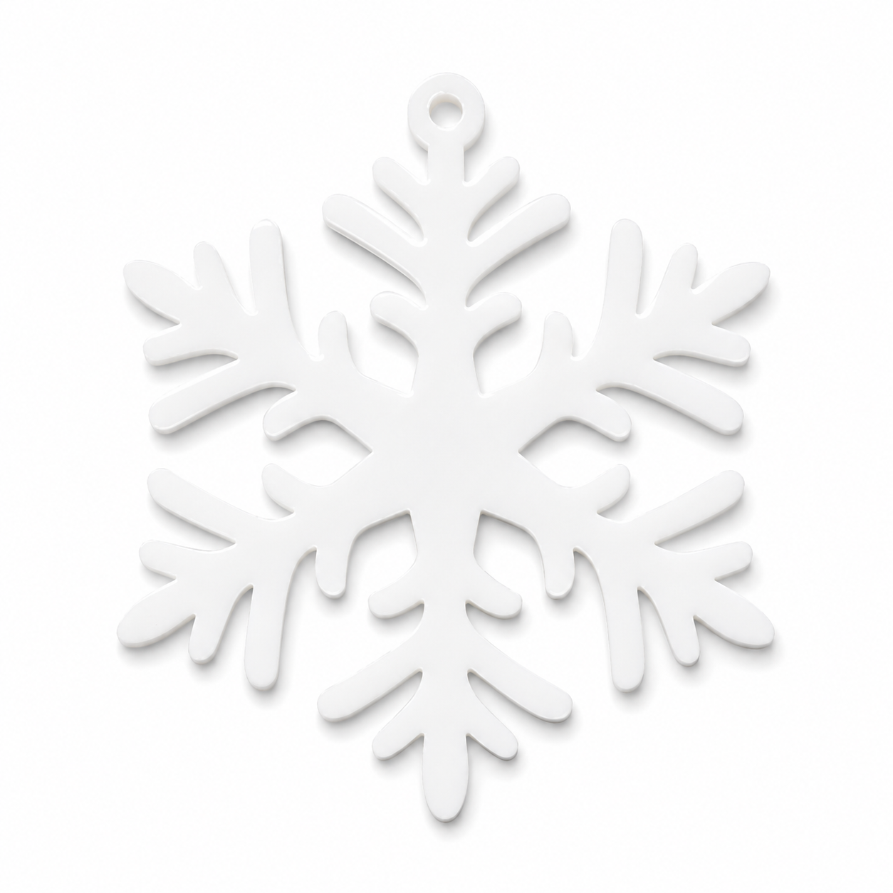 Winter Bloom | Οργανική Νιφάδα Χιονιού Laser Cut