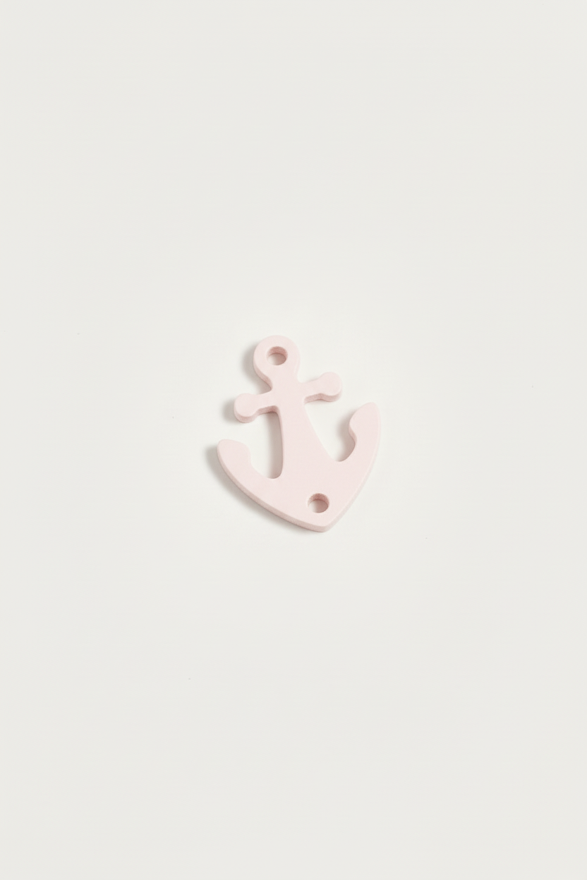 Ακρυλικό πλέξι στοιχείο άγκυρα για μακραμέ 15x20 mm σε συσκευασία 10 τεμαχίων