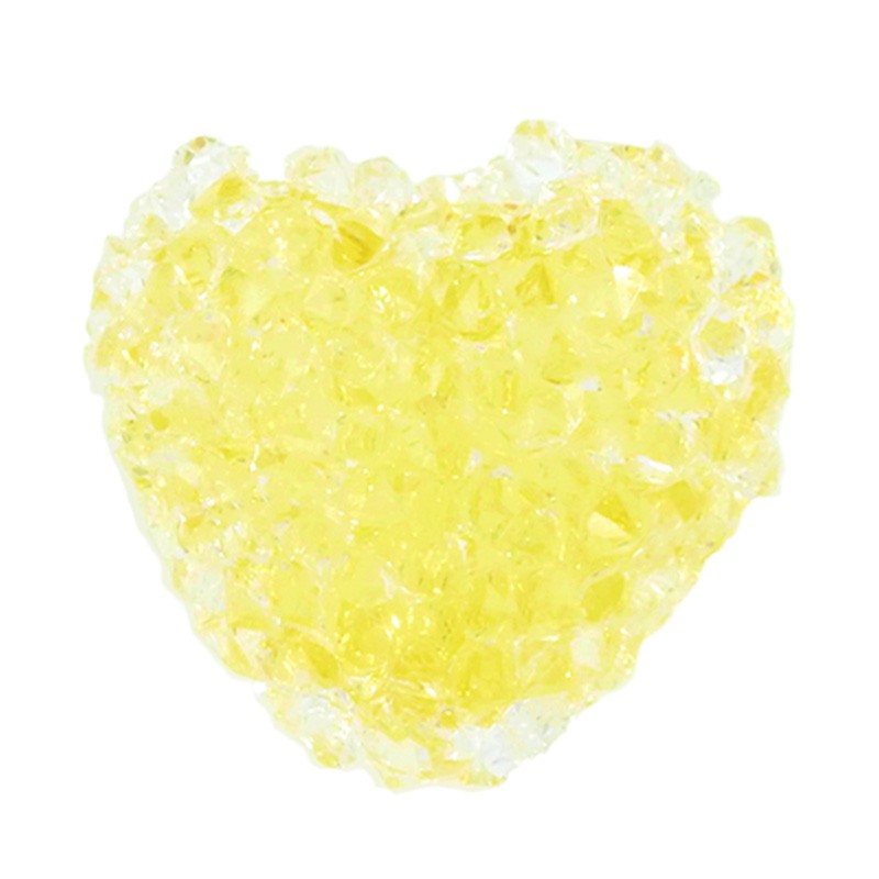 Χάνδρες Shamballa Καρδιά 12mm σε συσκευασία 4 τεμαχίων - So Cute Cut