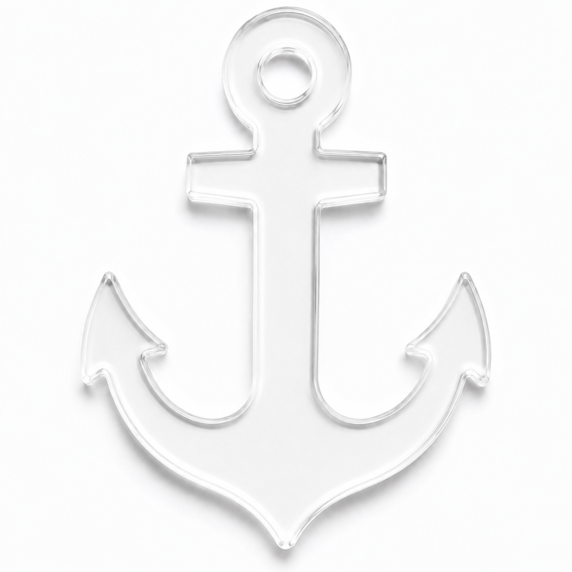 Anchor laser cut διακοσμητικό στοιχείο άγκυρα από MDF, ακρυλικό και καθρέφτη για DIY, μπομπονιέρες και ναυτικές κατασκευές | So Cute Cut