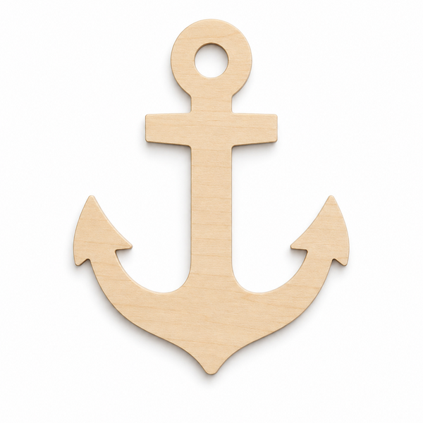 Anchor laser cut διακοσμητικό στοιχείο άγκυρα από MDF, ακρυλικό και καθρέφτη για DIY, μπομπονιέρες και ναυτικές κατασκευές | So Cute Cut