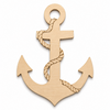 Anchor with Rope laser cut διακοσμητικό στοιχείο άγκυρα με σχοινί από MDF, ακρυλικό και χρυσό καθρέφτη για DIY και μπομπονιέρες | So Cute Cut