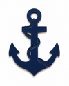 Anchor with Rope laser cut διακοσμητικό στοιχείο άγκυρα με σχοινί από MDF, ακρυλικό και χρυσό καθρέφτη για DIY και μπομπονιέρες | So Cute Cut