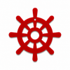 Modern Ship Wheel | Μοντέρνο Ξύλινο & Ακρυλικό Τιμόνι Πλοίου