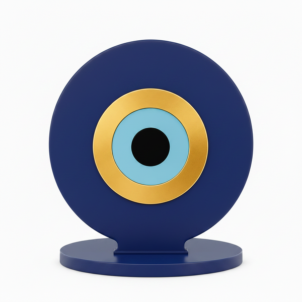 Aura Eye – Χειροποίητο Επιτραπέζιο Διακοσμητικό Μάτι με Βάση