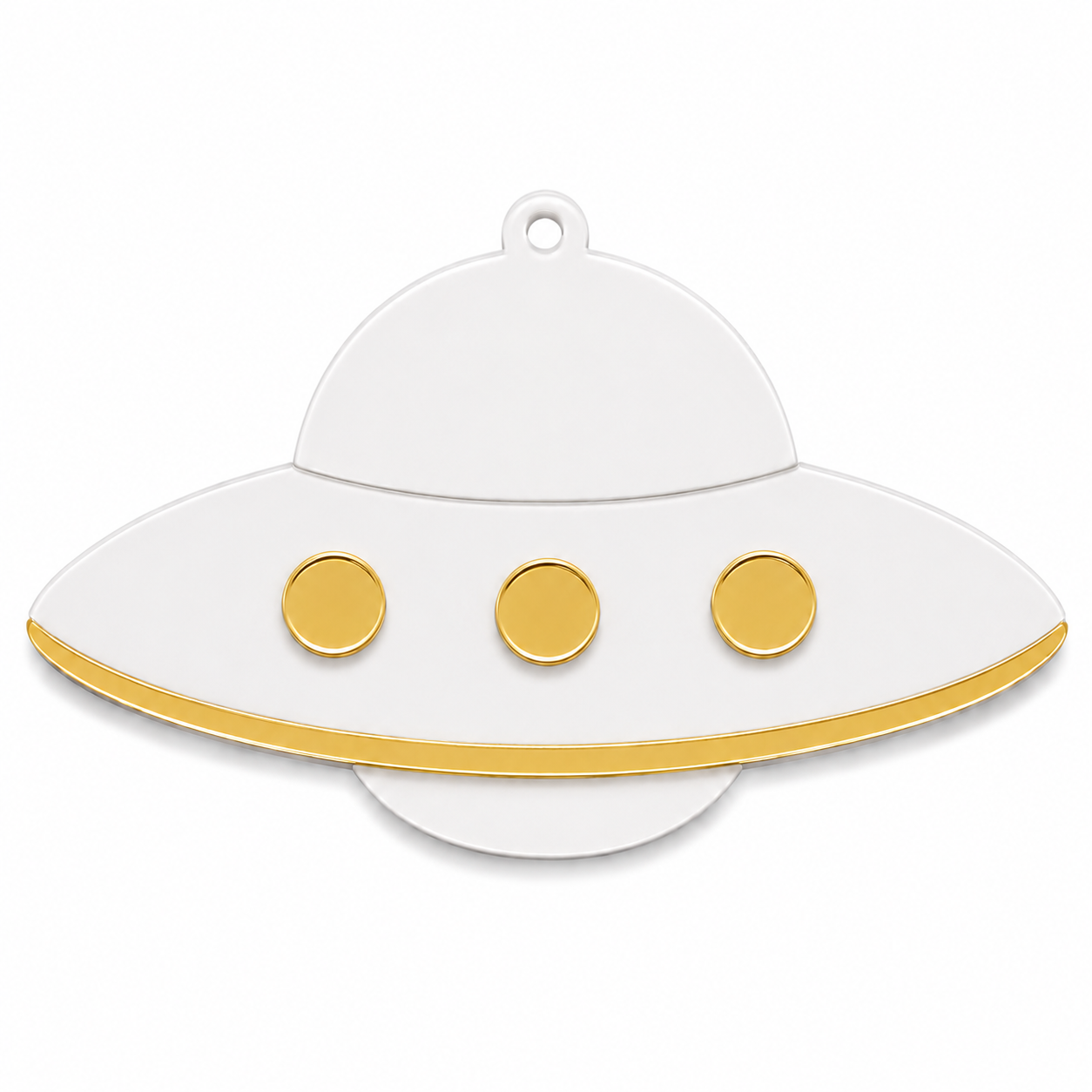 Space UFO | Κρεμαστό UFO από Πλεξιγκλάς για Βάπτιση, Baby Shower & DIY