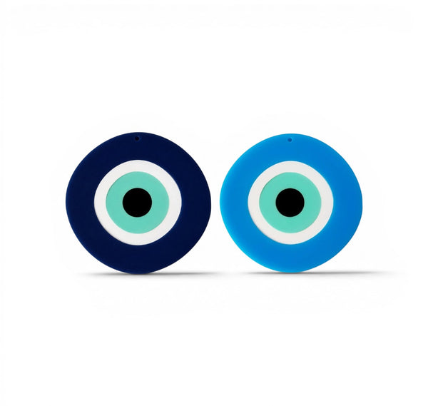 Organic Eye – Κρεμαστό Στοιχείο Μάτι από Πλεξιγκλάς σε δύο μεγέθη 7 & 10 cm